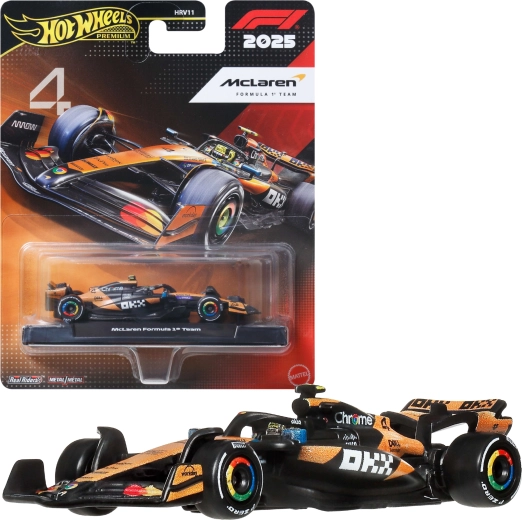 Hot Wheels Premium Φόρμουλα 1 2025 McLaren F1 Lando Norris #4