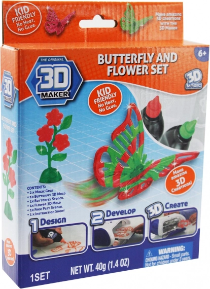 3D Maker θεματικό σετ για δημιουργία 3D κατασκευών χωρίς θερμότητα και κόλλα
