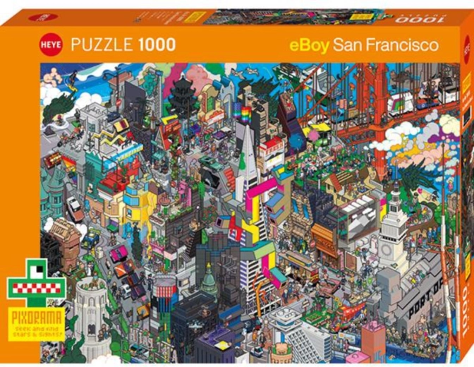 Παζλ Pixorama: San Francisco Quest 1000 κομμάτια