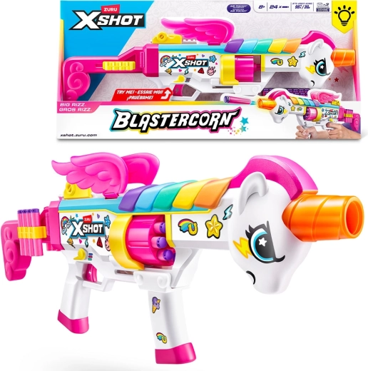X-SHOT Blastercorn Series 1 Rizz – παιδικό blaster αφρού (24 βελάκια)