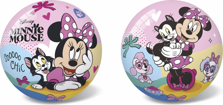Λαστιχένια μπάλα MINNIE 23 cm (μη φουσκωμένη)
