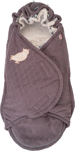 Υπνόσακος καροτσιού Lodger Bunker Folklore Fleece σε χρώμα mauve - 1 τεμ.