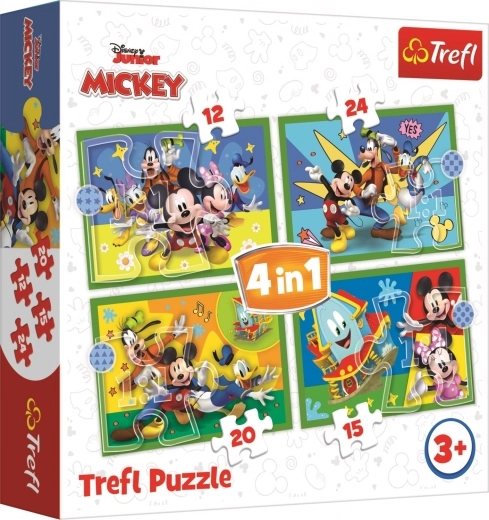 Παζλ 4 σε 1 MICKEY ΚΑΙ ΦΙΛΟΙ
