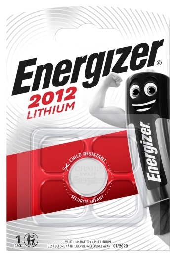 Λιθίου κουμπωτή μπαταρία CR2012 ENERGIZER 3 V, 58 mAh (1 τεμ.)