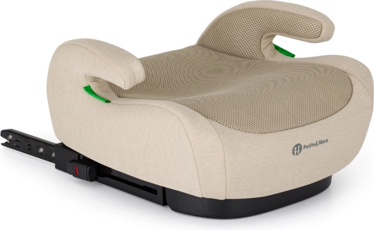 Βοηθητικό κάθισμα (booster) Petite&Mars Optimus pro i-Size air sage beige 125–150 cm