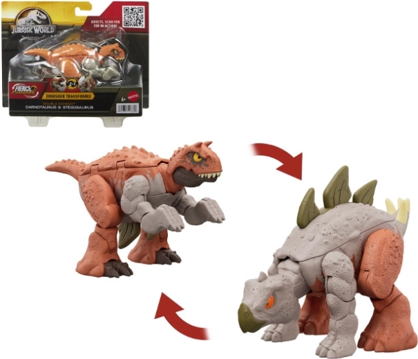 Δεινόσαυρος 2σε1 με μεταμόρφωση Carnotaurus JURASSIC WORLD