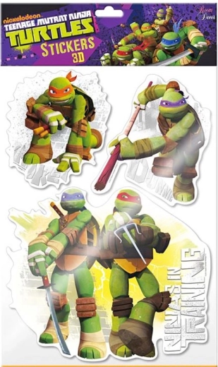 3D αυτοκόλλητα τοίχου Ninja Χελώνες