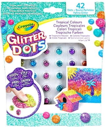 Crayola Glitter Dots – γκλίτερ μπαλίτσες για δημιουργικές κατασκευές