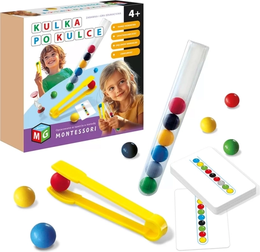 Εκπαιδευτικό παιχνίδι Montessori «Μπίλια-μπίλια»
