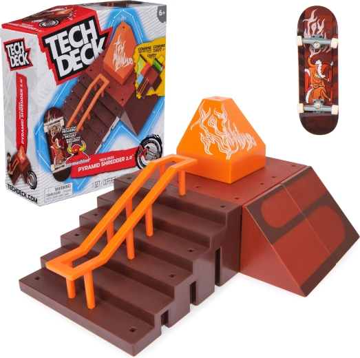 Tech Deck Pyramid Shredder 2.0 αρθρωτό fingerboard skatepark με skateboard