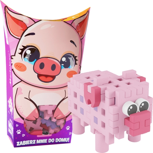 Κατασκευαστικό σετ Mini Waffle Pocket Pets – γουρουνάκι