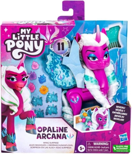 My Little Pony μωβ φιγούρα πόνι με φτερά Opaline Arcana