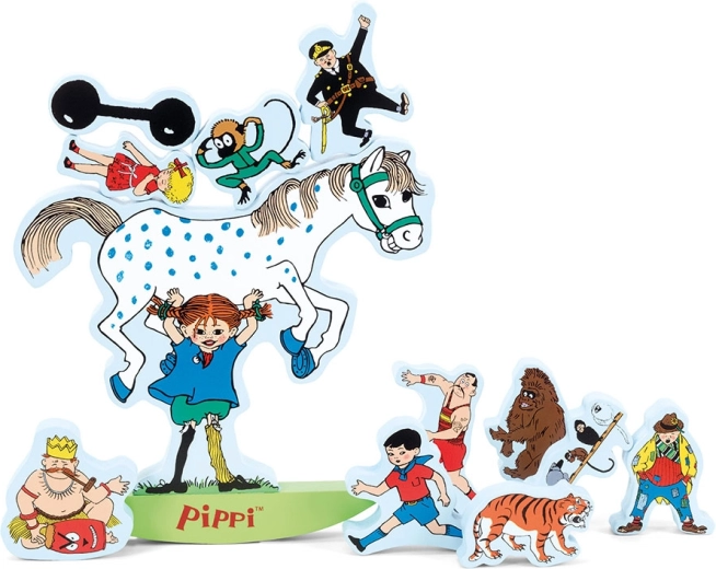 Ισορροπιστικό παζλ της Pippi από ξύλινα κομμάτια