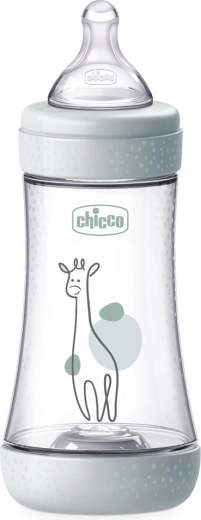 Chicco αντικολικό βρεφικό μπιμπερό Perfect5 240 ml, μεσαία ροή 2μ+