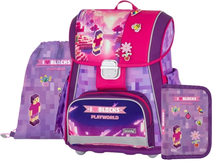 Σχολικό σετ 3 τεμ. Premium Playworld Girl από την Oxybag