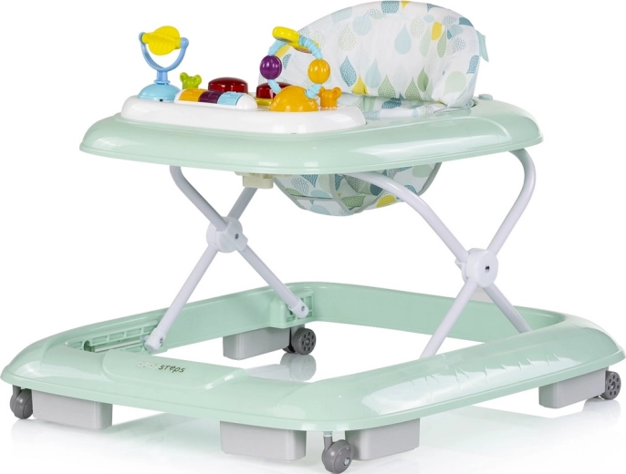 Διαδραστικό παιδικό περπατούρι Baby Steps mint CHIPOLINO