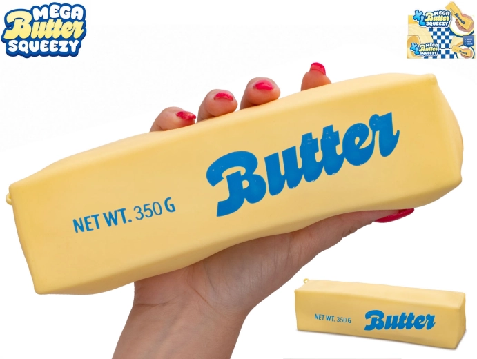 Mega squeeze στρετσάτη κύβος βουτύρου XL αντιστρές παιχνίδι για ζούληγμα - 1 τεμάχιο