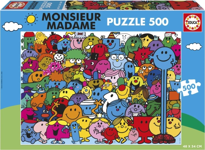 Educa παζλ Monsieur Madame 500 κομμάτια