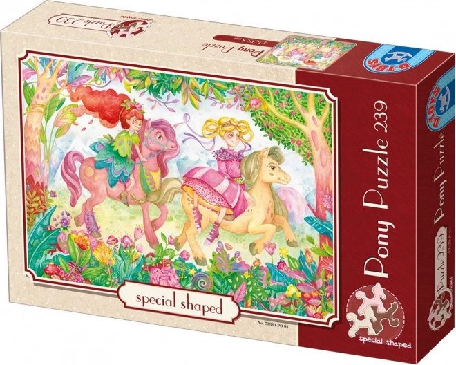 Παζλ Πολύχρωμα πόνι 239 κομμάτια D-Toys