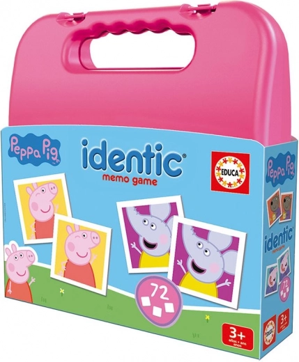 Παιχνίδι μνήμης (Pexeso) σε βαλιτσάκι Peppa Pig