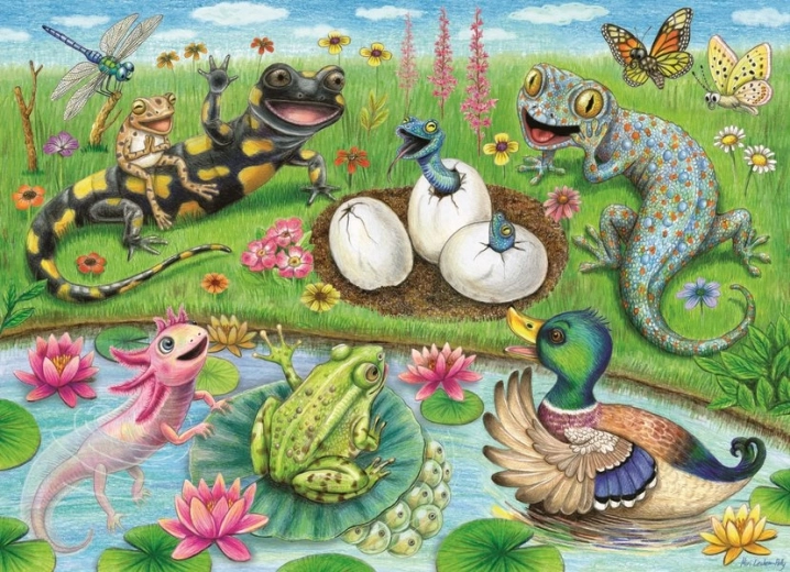 παζλ RAVENSBURGER Καλώς ήρθατε, μικρά ζωάκια! 60 κομμάτια