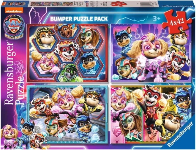 Παζλ PAW Patrol στην ταινία - 4×42 κομμάτια