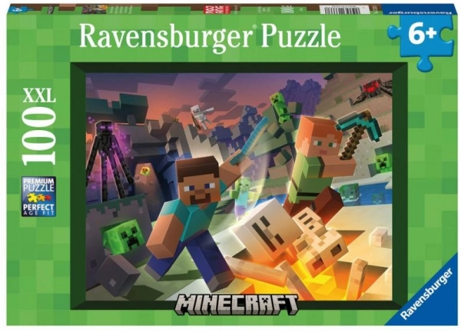 Παζλ RAVENSBURGER Minecraft – 100 κομμάτια