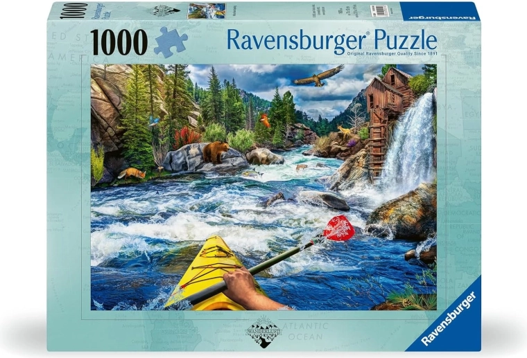 Παζλ Ravensburger Wanderlust: διαδρομή σε άγριο ποτάμι 1000 κομμάτια