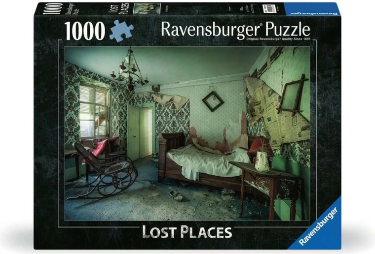 Παζλ Ravensburger Χαμένα μέρη: πράσινο υπνοδωμάτιο 1000 κομμάτια