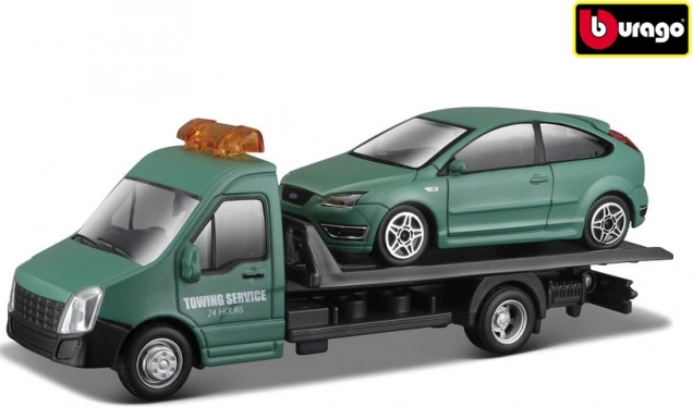 Μοντέλο οχήματος ρυμούλκησης Bburago με Ford Focus ST σε κλίμακα 1:43