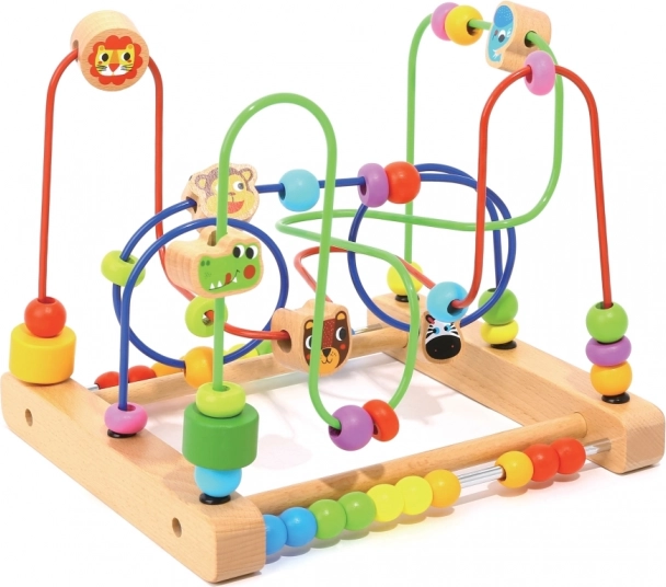 2Kids Toys ξύλινος λαβύρινθος με ζωάκια