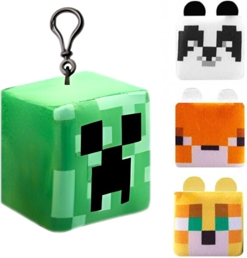 Minecraft λούτρινος κύβος – μπρελόκ με κλιπ
