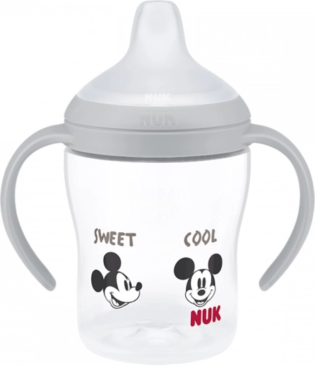 Εκπαιδευτικό βρεφικό μπιμπερό NUK Perfect Match DISNEY Minnie, γκρι, 150 ml