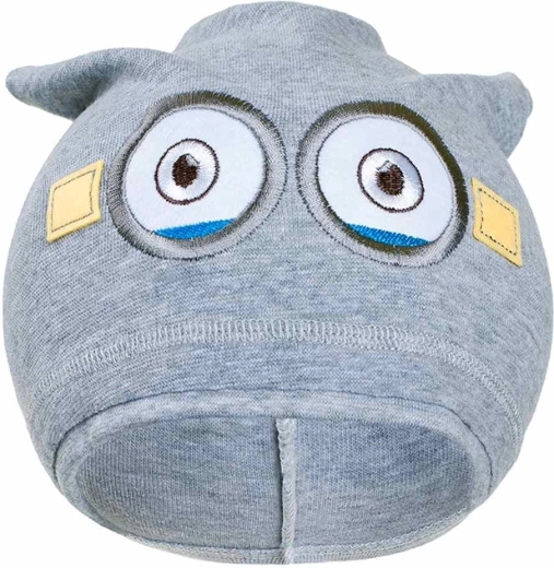 Φθινοπωρινό παιδικό σκουφάκι New Baby Mimoň γκρι 110 (4–5 ετών)