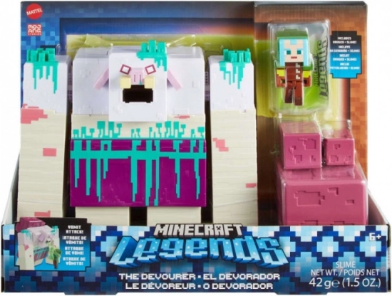 Φιγούρα MINECRAFT LEGENDS Devastator με γλίτσα + Φρουρός