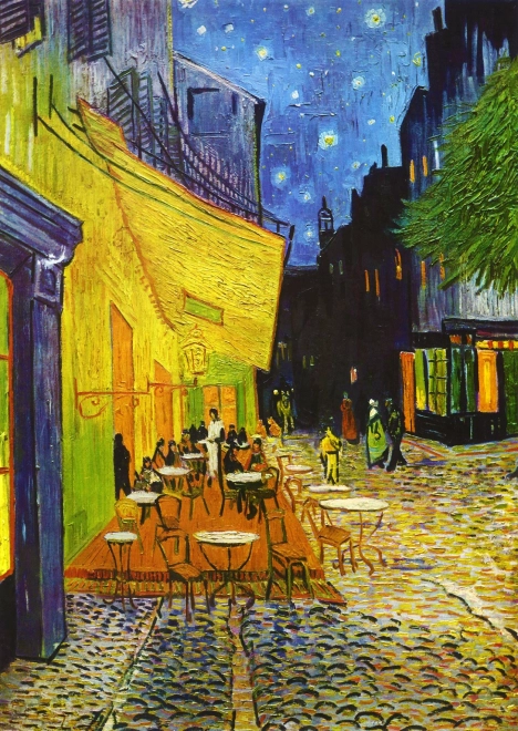 Παζλ Vincent van Gogh: Βεράντα καφέ τη νύχτα 1000 κομμάτια