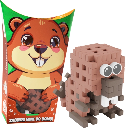 Κατασκευαστικό σετ Mini Waffle Pocket Pets – κάστορας