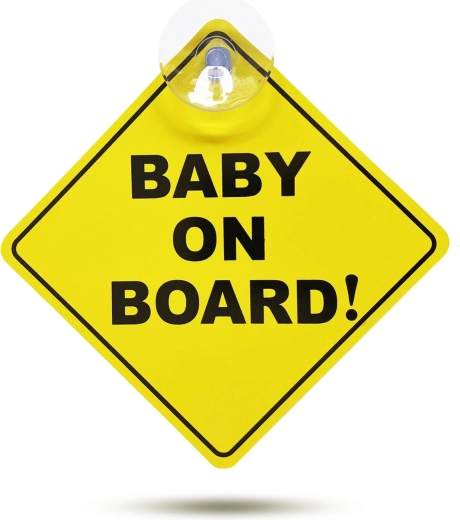 Πινακίδα Baby on Board με βεντούζα