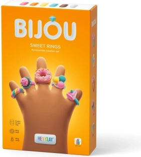 Hey Clay Bijou – χαριτωμένα δαχτυλίδια, δημιουργικό σετ μοντελοποίησης