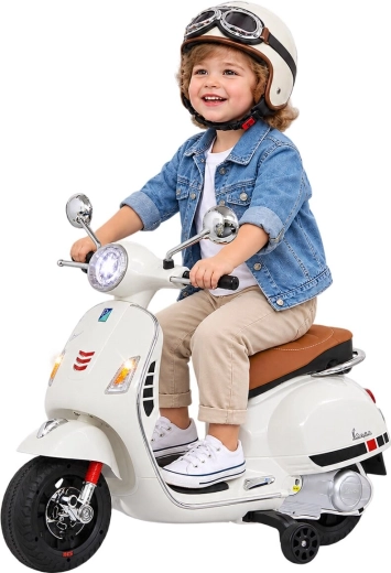 Παιδικό ηλεκτρικό όχημα Vespa GTS 125 λευκό