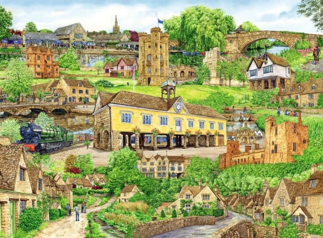 Παζλ Ravensburger «Απόδραση στα Cotswolds» 500 κομμάτια