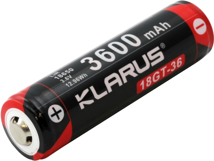 Επαναφορτιζόμενος συσσωρευτής Li‑Ion 18650 3,6 V 3600 mAh KLARUS
