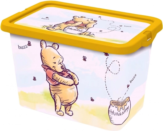 Μεγάλο κουτί αποθήκευσης Stor με καπάκι κλιπ Winnie the Pooh