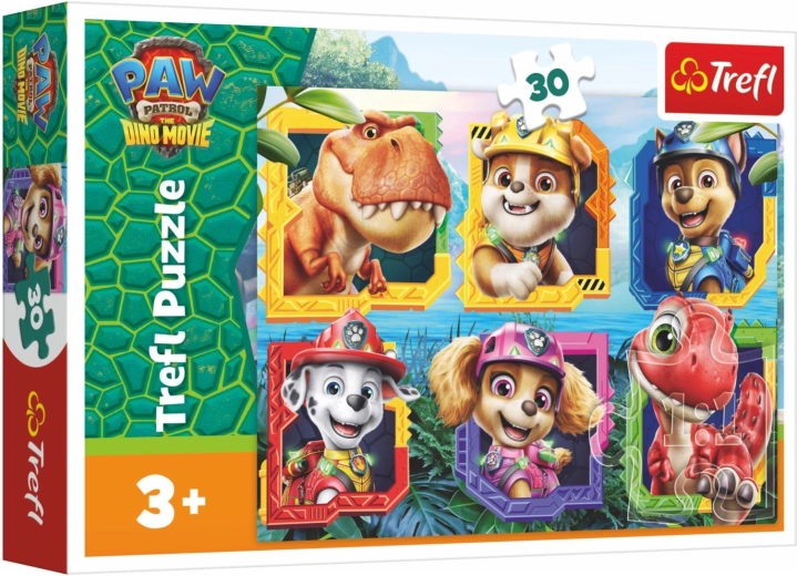 Παζλ Tlapková patrola Paw Patrol Dino Movie – Νησί των δεινοσαύρων, 30 κομμάτια