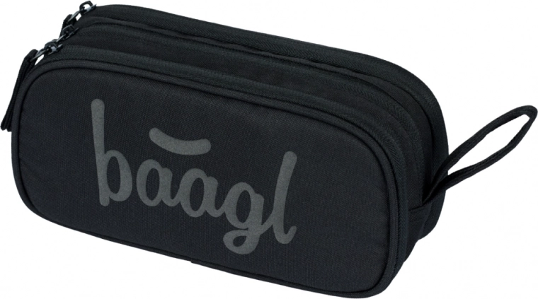 Μαθητική κασετίνα Baagl Black