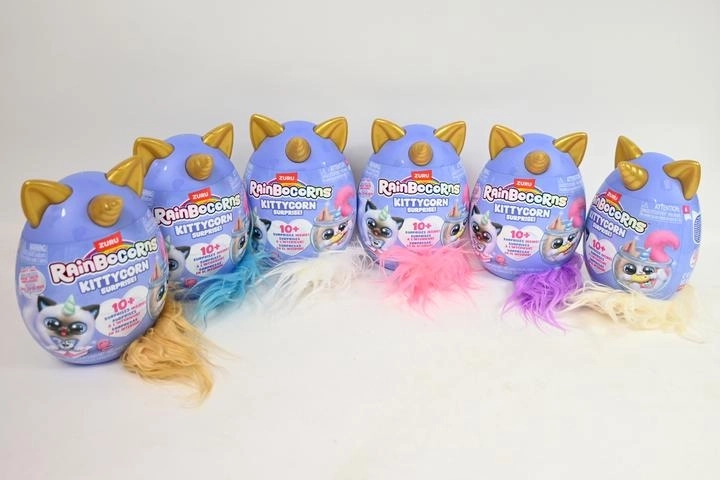 ZURU Rainbocorns kittycorn surprise – έκπληξη-αυγουλάκι με λούτρινο μονόκερο-γατάκι