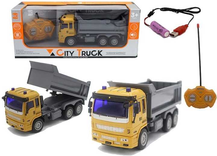 Adar RC φορτηγό ανατρεπόμενο με τηλεχειρισμό 1:30 με φως 27 MHz