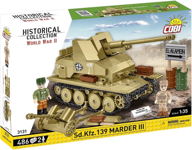 Κατασκευαστικό σετ Sd.Kfz. Marder III – καταστροφέας αρμάτων (486 τεμάχια)