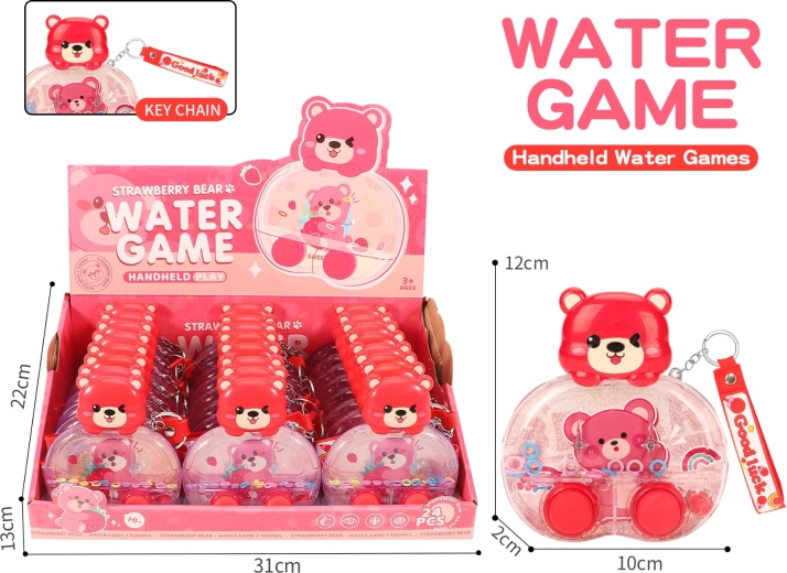 Παιχνίδι νερού τσέπης Strawberry Bear – μπρελόκ