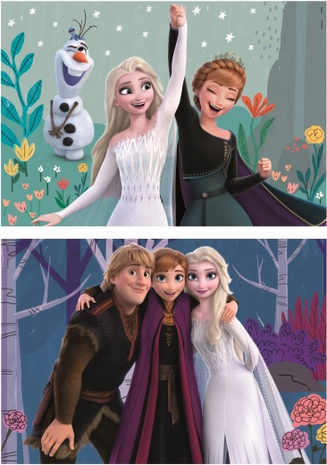 Educa ξύλινο παζλ Frozen, 2×25 κομμάτια